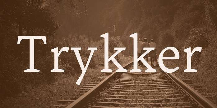 Trykker Font preview