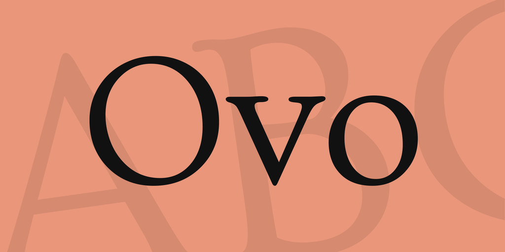 Ovo Font preview