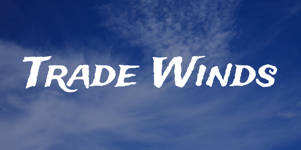Trade Winds Font preview