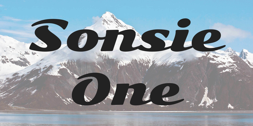 Sonsie One Regular Font preview
