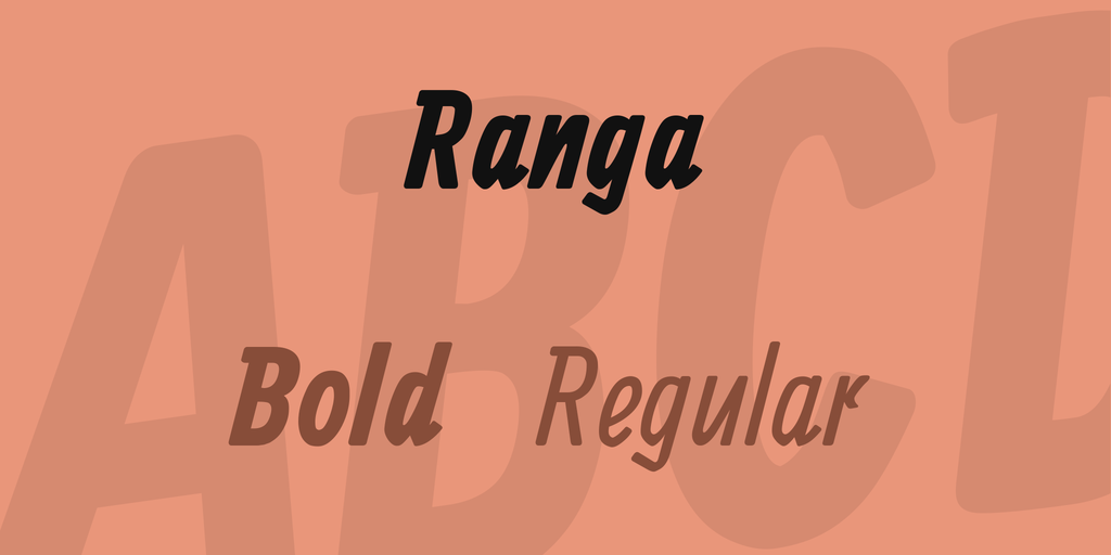 Ranga Font preview