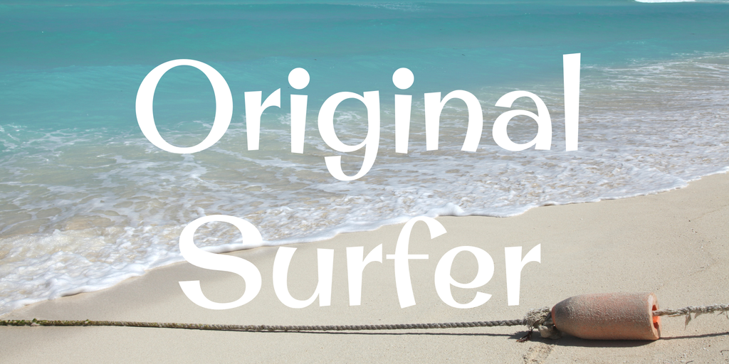 Original Surfer Regular Font preview
