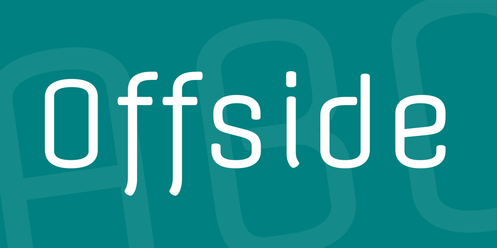 Offside Font preview