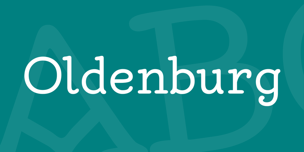Oldenburg Font preview
