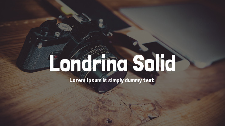 Londrina Solid Font preview