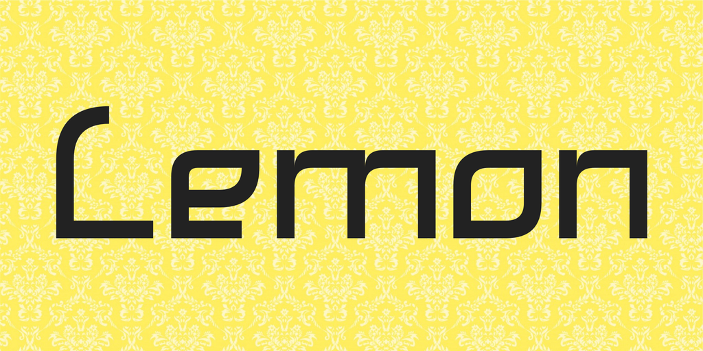 Lemon Font preview