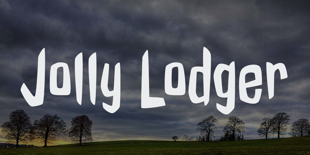 Jolly Lodger Font preview