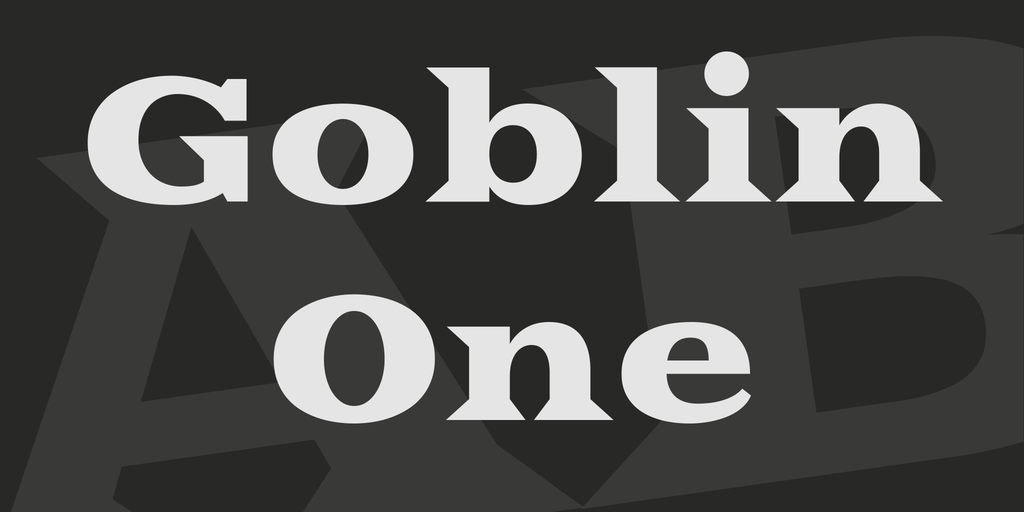 Goblin One Font preview