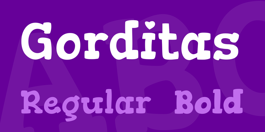 Gorditas Font preview