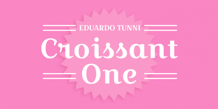 Croissant One Font preview