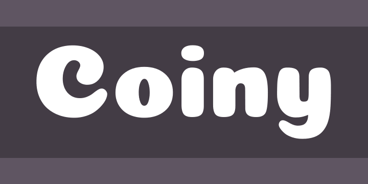 Coiny Font preview