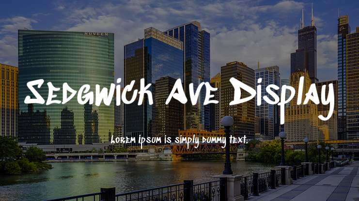 Sedgwick Ave Display Font preview