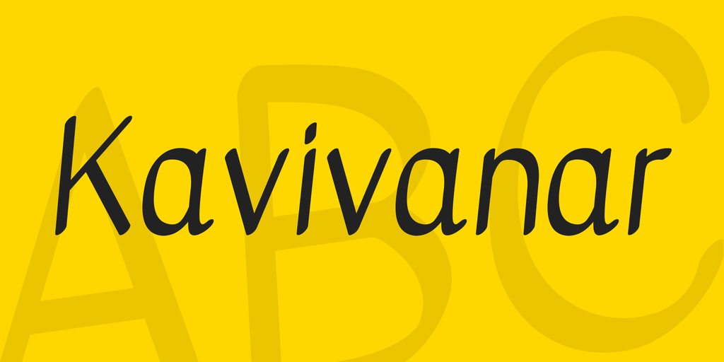 Kavivanar Font preview