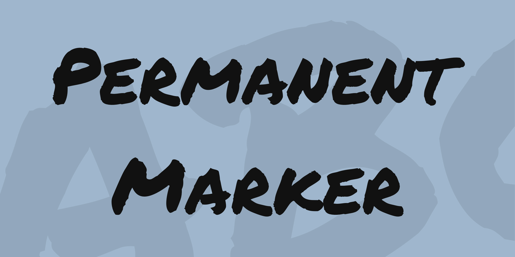 Permanent Marker Font preview