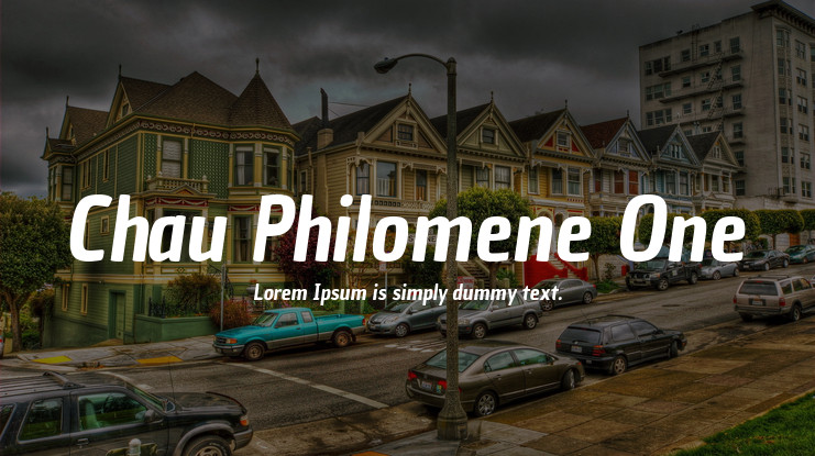 Chau Philomene One Font preview
