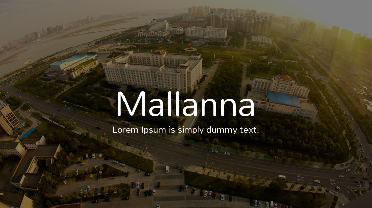 Mallanna Font preview