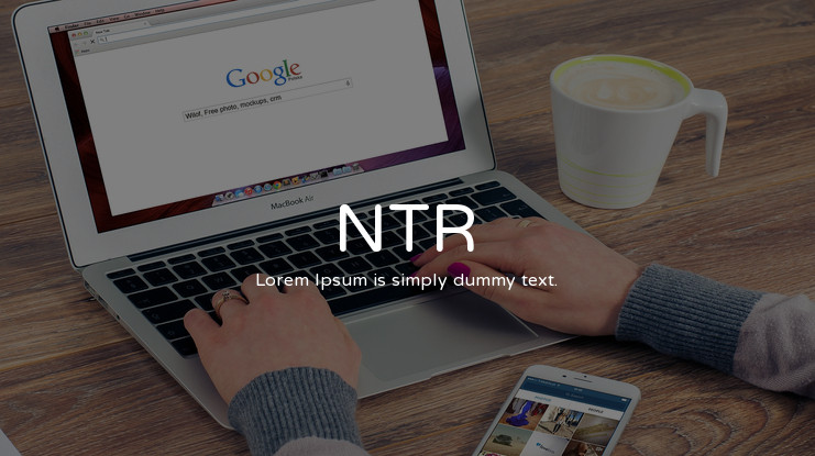 NTR Font preview