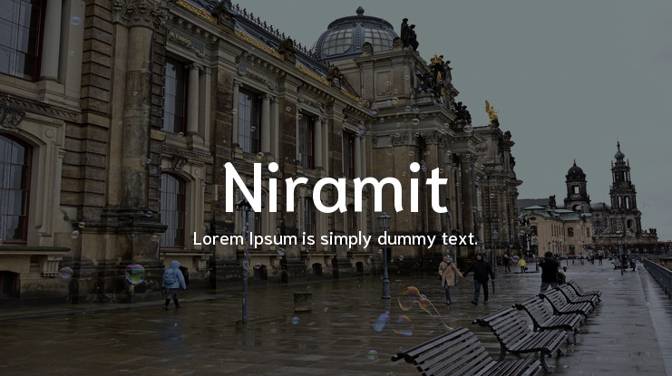 Niramit Font preview