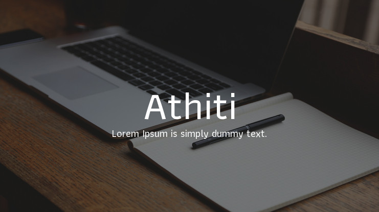 Athiti Bold Font preview