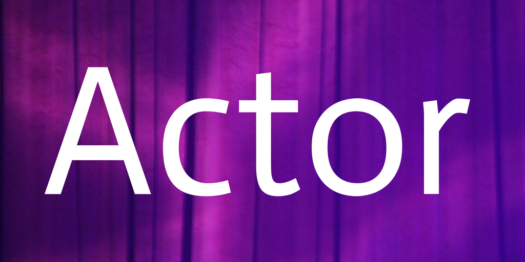 Actor Font preview