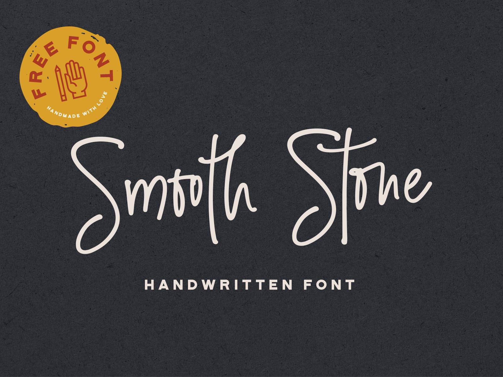 Smooth Stone Font preview