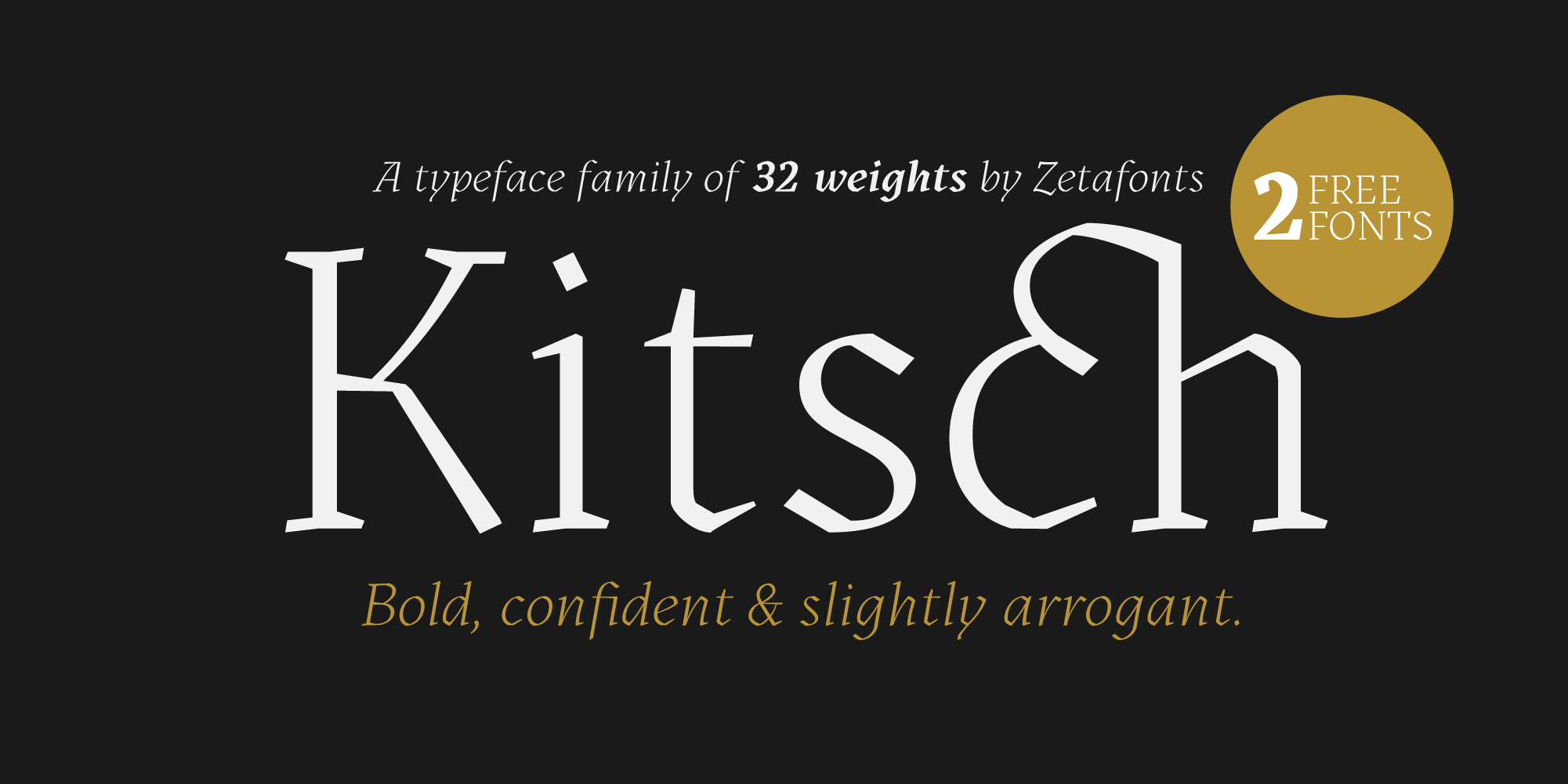 Kitsch Font preview