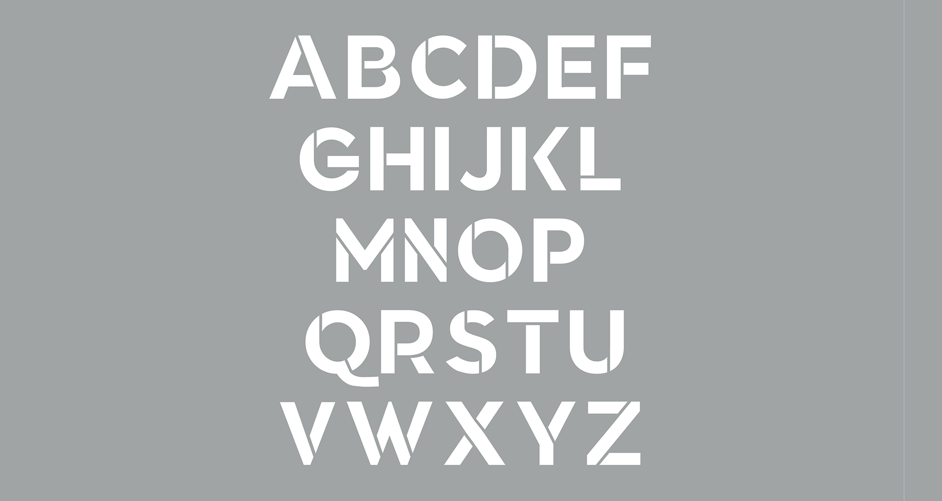 Crafto Stencil  Regular Font preview