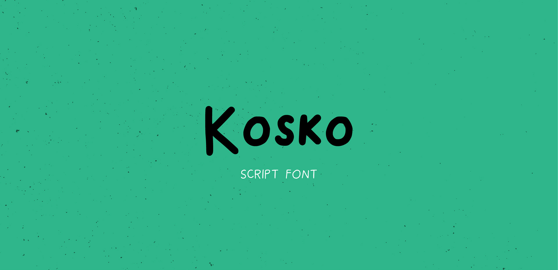 Kosko Font preview