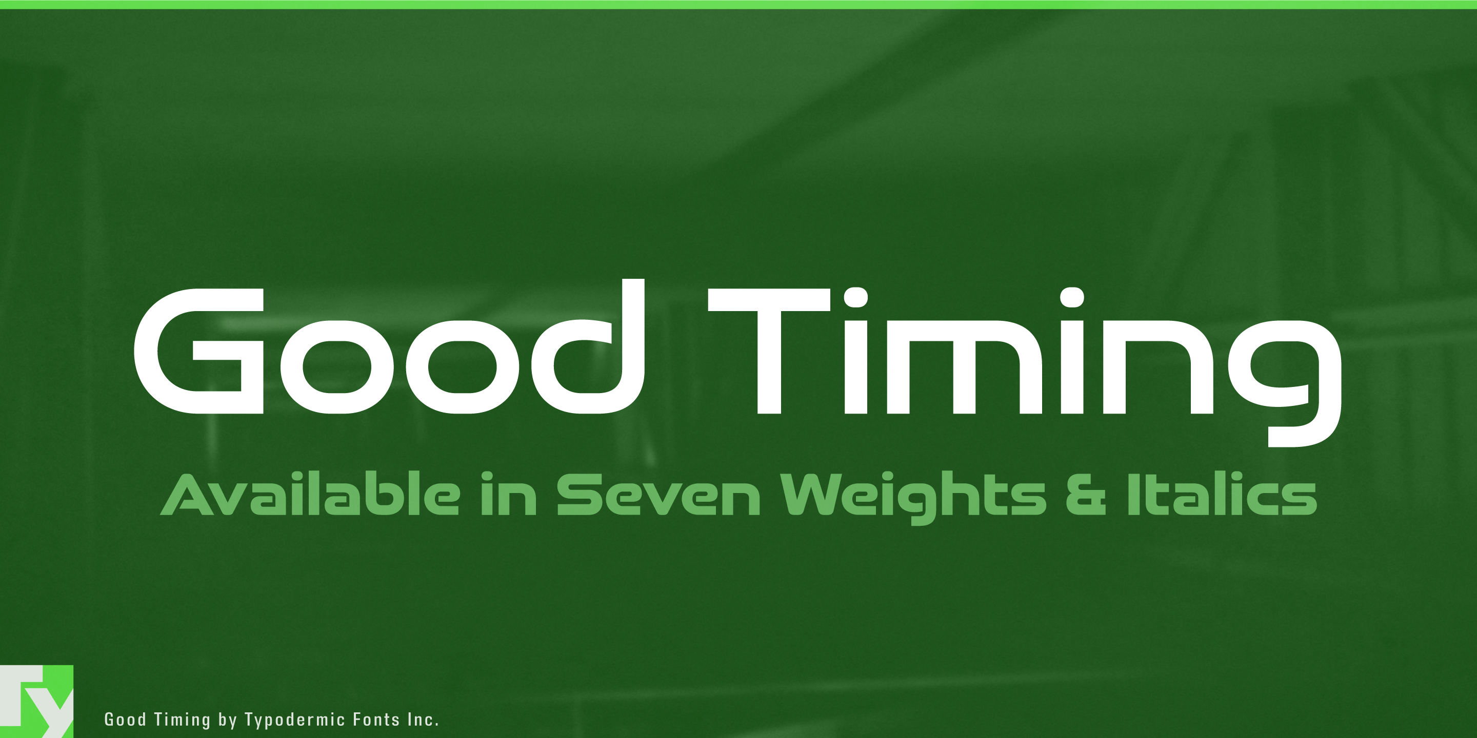 Good Timing Bold Font preview