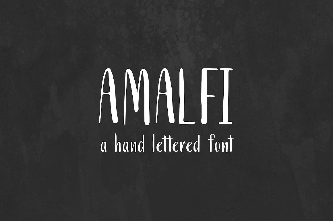 Amalfi Font preview