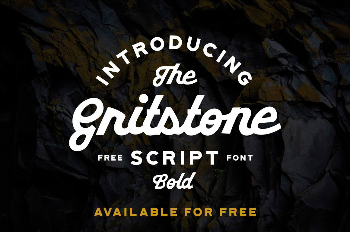Gritstone Script Font preview