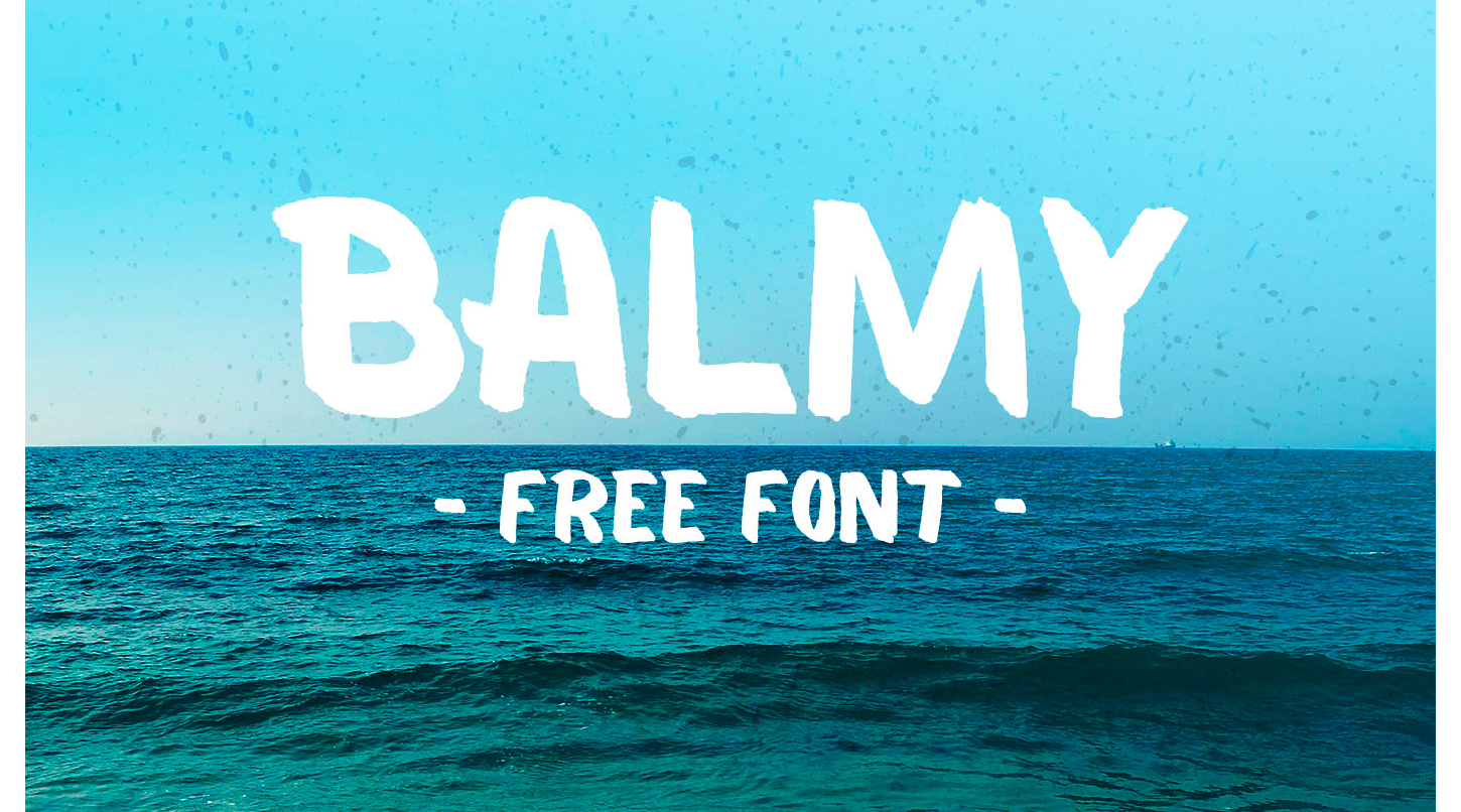 Balmy Font preview