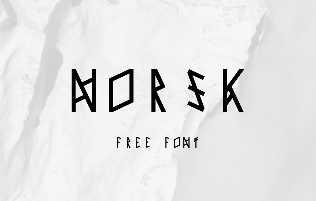 Norsk Font preview