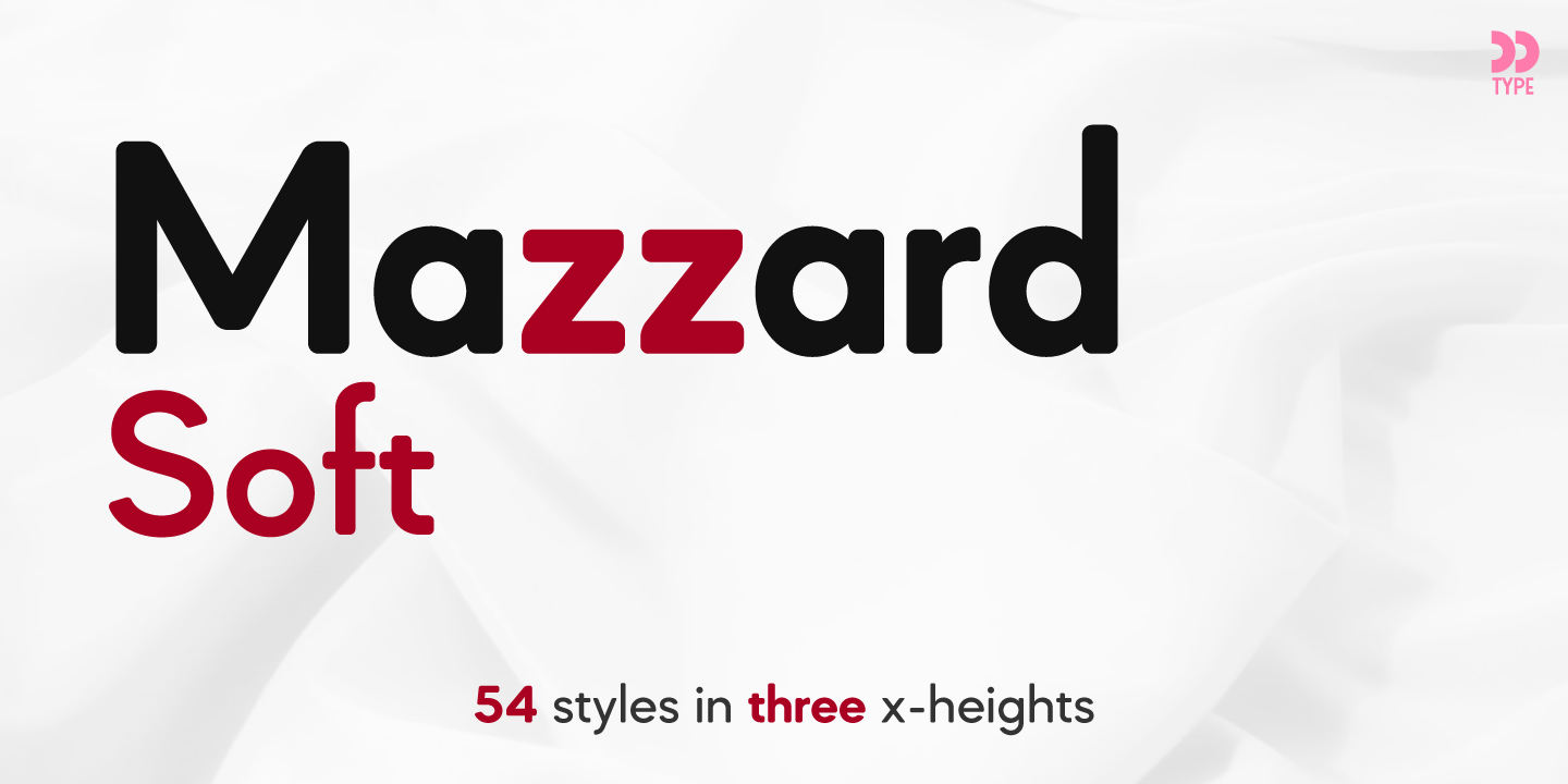 Mazzard Soft  Font preview