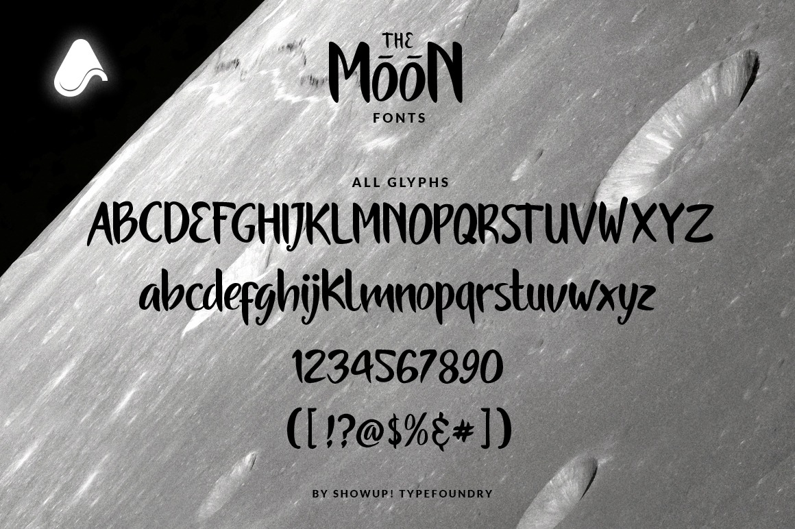 The Moon Regular Font preview