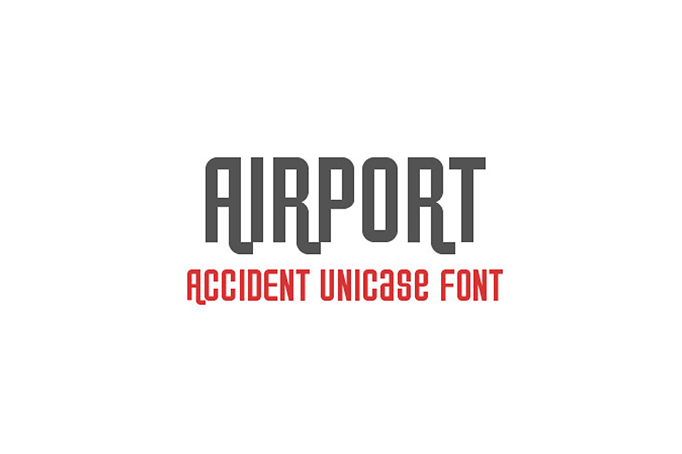 Airport Font preview