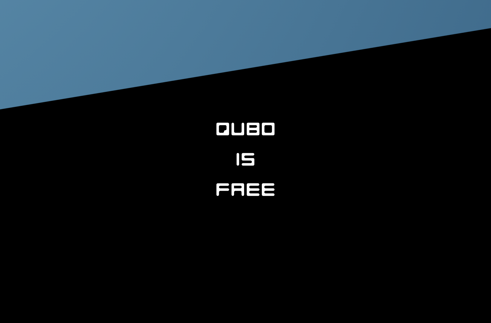 QUBO Regular Font preview
