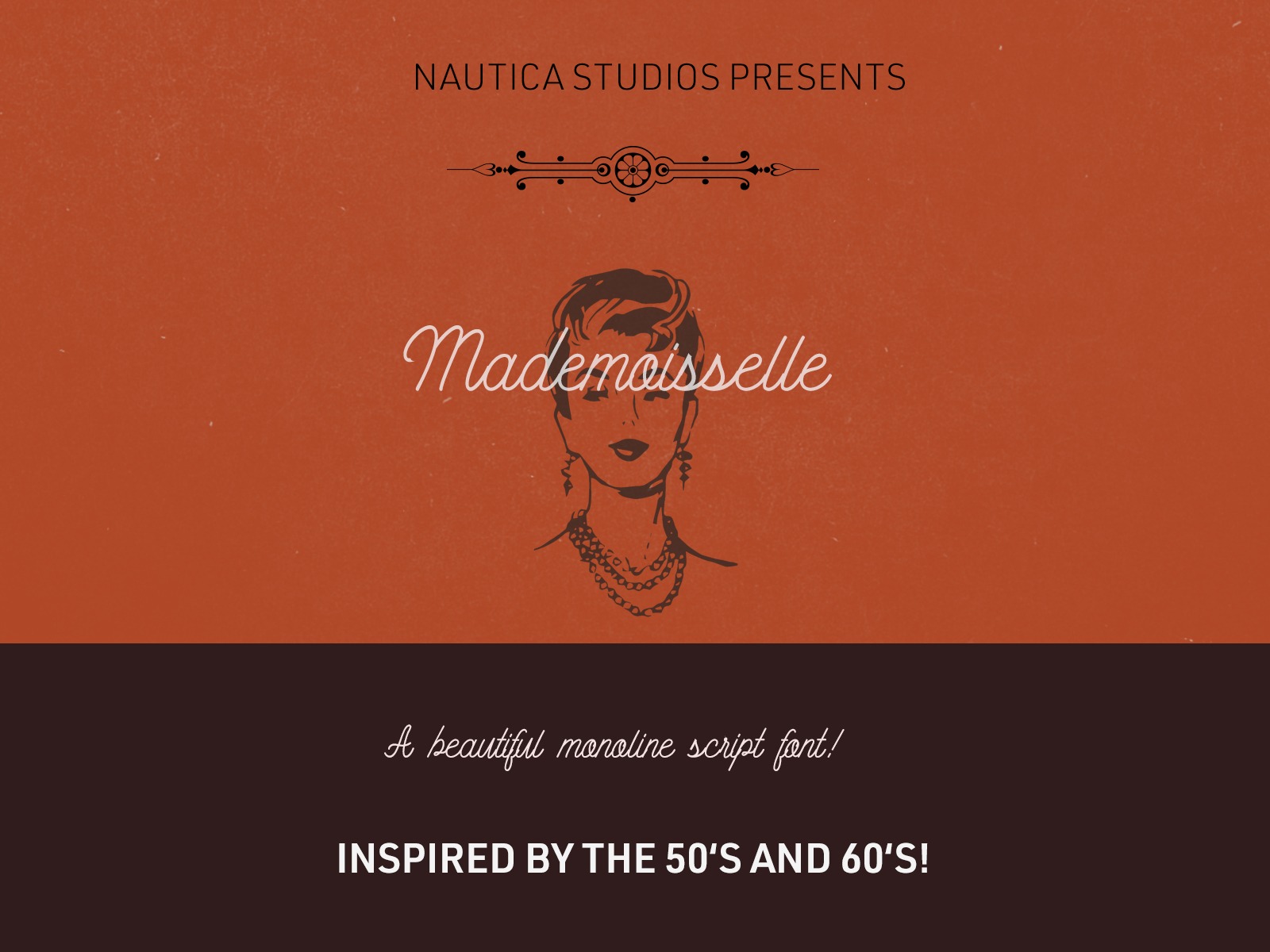Mademoiselle NS Font preview