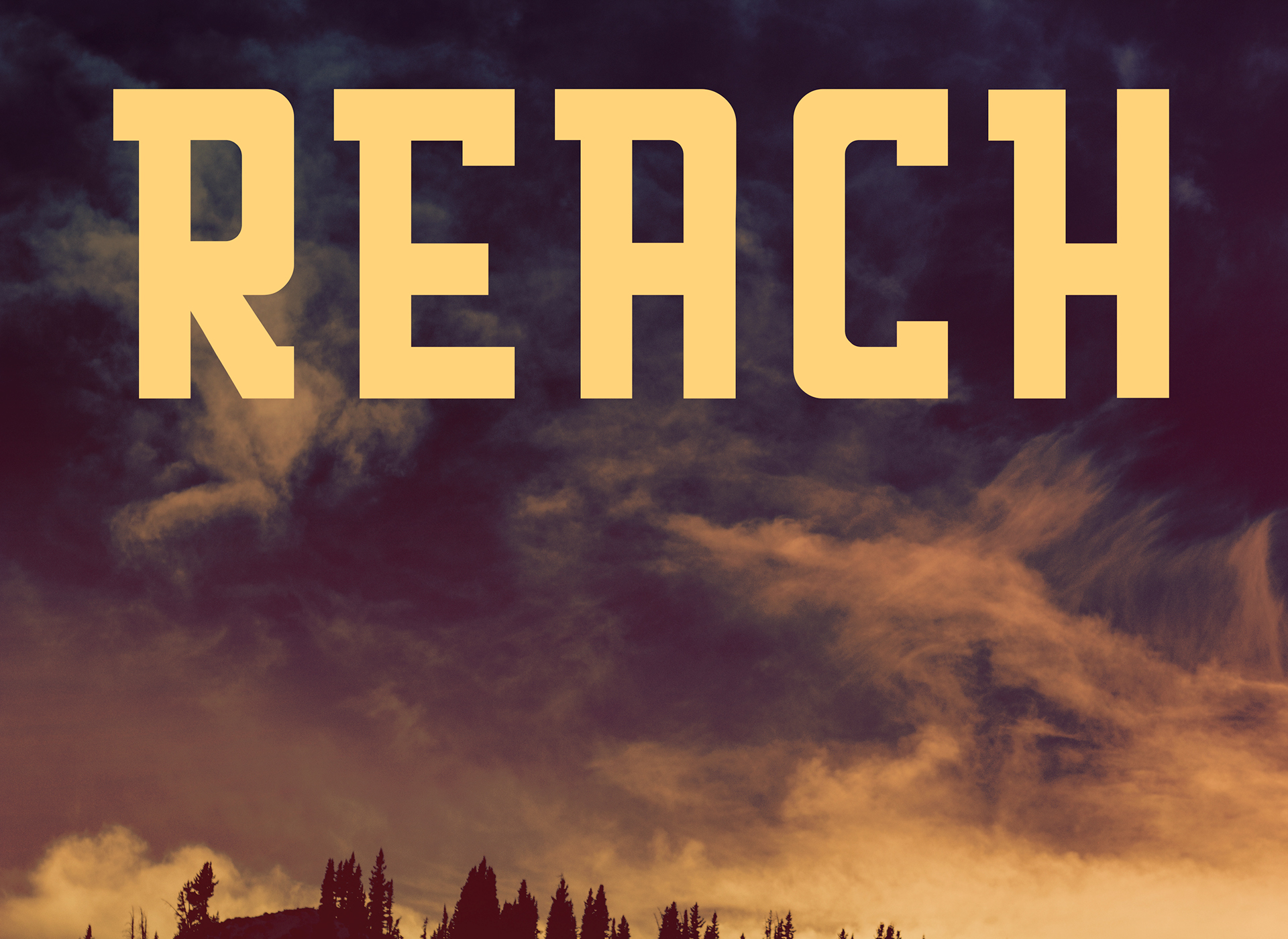 Reach Font preview