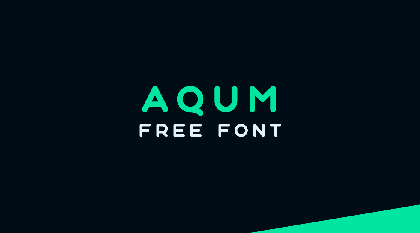 Aqum Font preview
