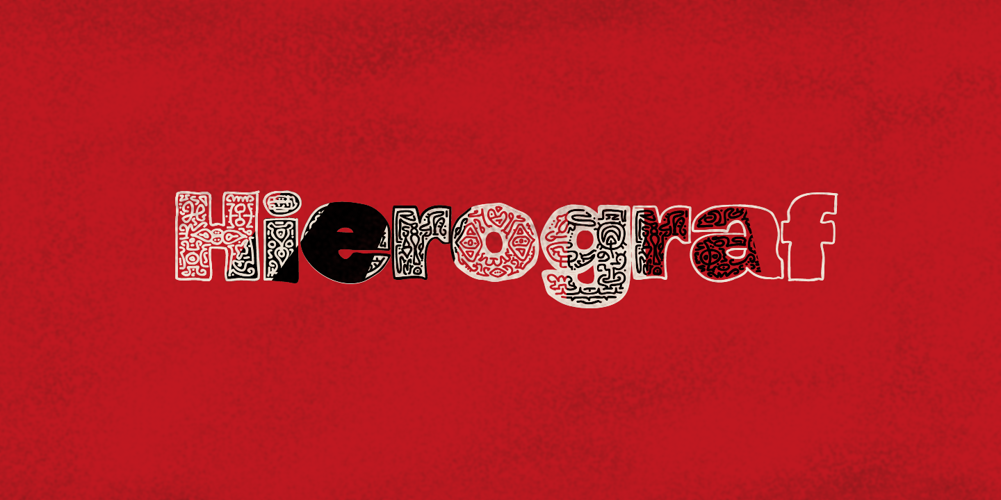 Hierograf Solid Font preview