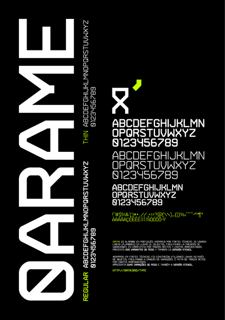 Arame Bold Font preview