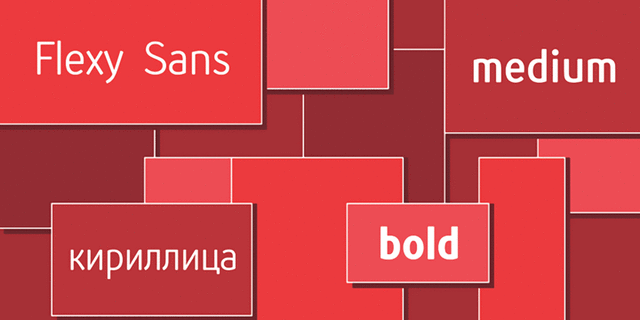 Flexy Sans Bold Font preview