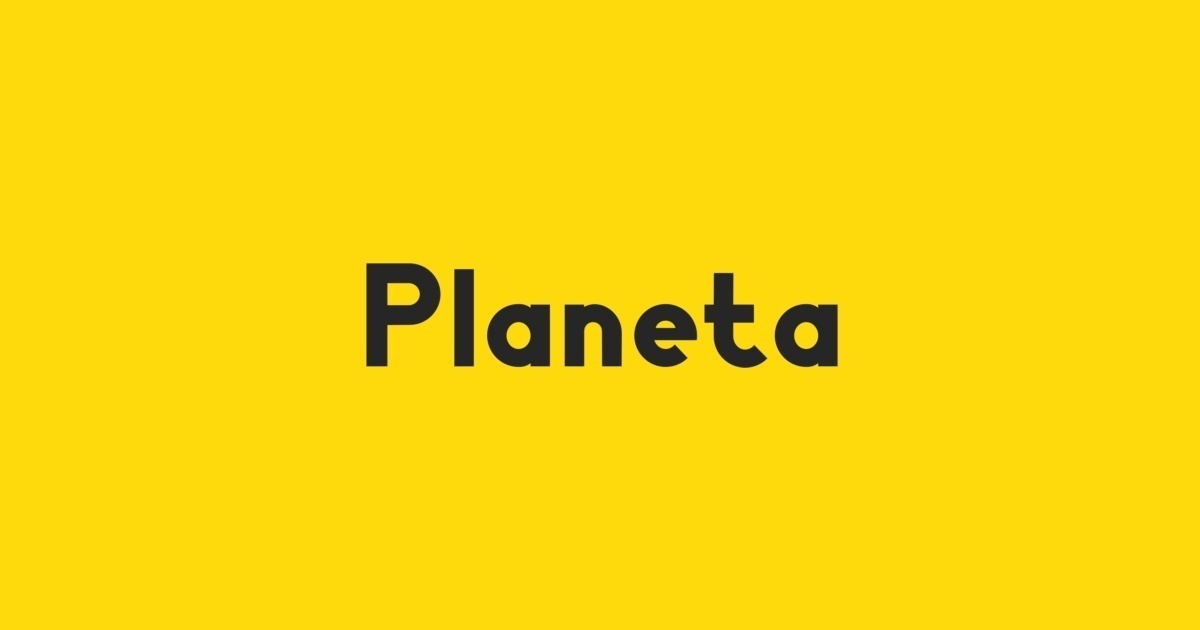 Planeta Font preview
