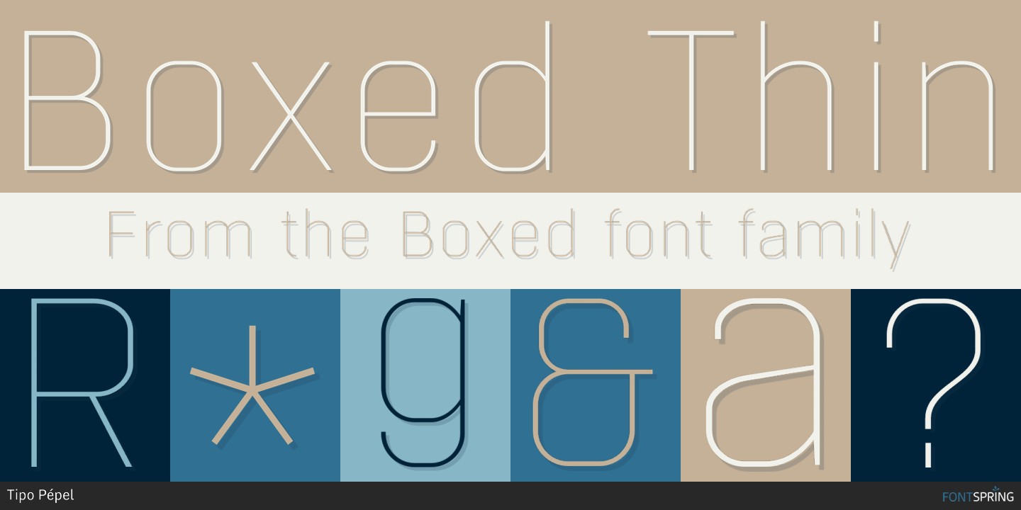 Boxed Regular Italic  Font preview