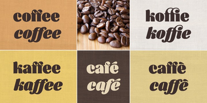 Cafe Brasil Regular Font preview