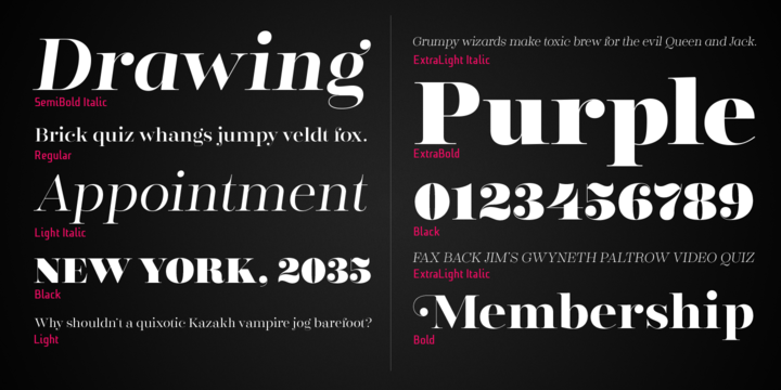 Encorpada Classic Light Italic Font preview
