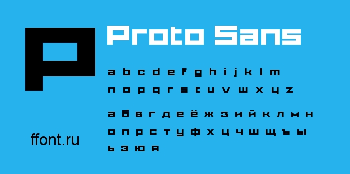 Proto Sans Font preview