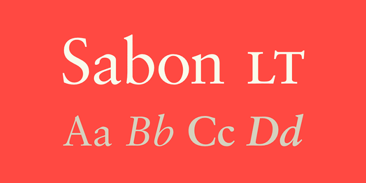 Sabon Cyr Font preview