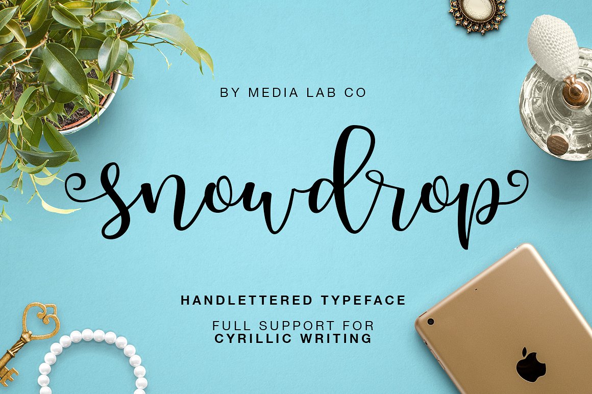 Snowdrop Font preview